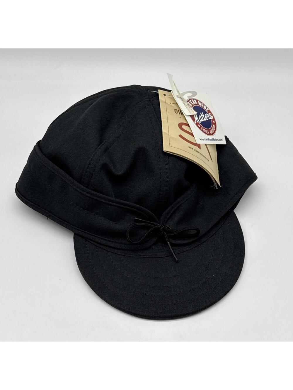 Stormy Kromer Cap Black Size XL Original USA Made Hunting Hat New Polyester New